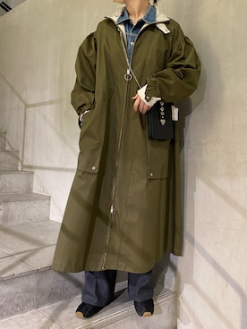 「B2nd」｜「アイテム（その他アウター）」を使った、増井春妃/masui haruhiさん（レディース・162cm）の秋コーディネート