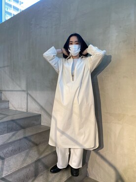「B2nd」｜「アイテム（スウェットパンツ）」を使った、増井春妃/masui haruhiさん（レディース・162cm）の春コーディネート