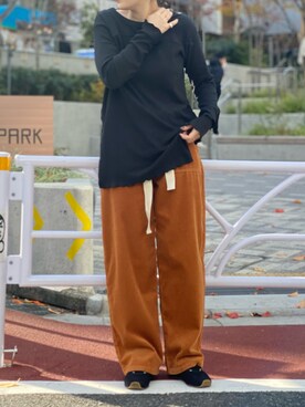 増井春妃/masui haruhiさん（レディース・162cm）の冬コーディネート