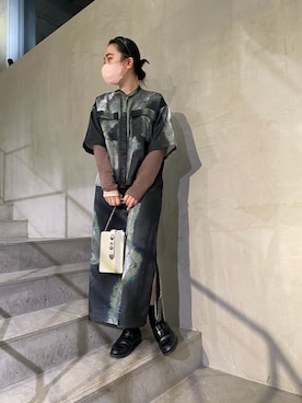 「柄シャツ」｜増井春妃/masui haruhiさん（レディース・162cm）の春コーディネート