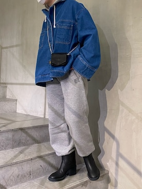 「BACKLASH（バックラッシュ）のアイテム（財布/小物）」を使った、増井春妃/masui haruhiさん（レディース・162cm）の冬コーディネート