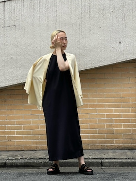 「ラフスタイル」｜「アイテム（その他アウター）」を使った、増井春妃/masui haruhiさん（レディース・162cm）の夏コーディネート