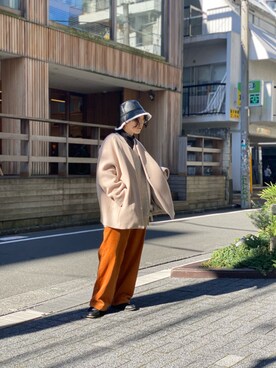 増井春妃/masui haruhiさん（レディース・162cm）の冬コーディネート