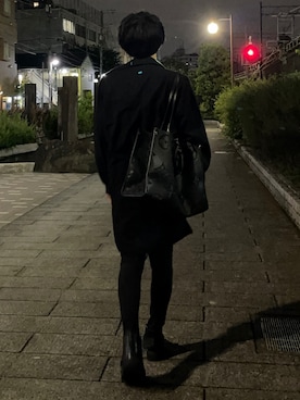 黒さん（メンズ・165cm）の秋コーディネート