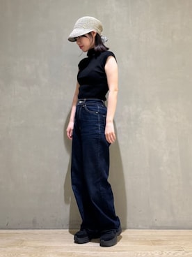 「CA4LA（カシラ）のアイテム」を使った、ca4laさん（レディース・158cm）の夏コーディネート