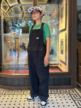 「CA4LA（カシラ）のアイテム（帽子）」を使った、ca4laさん（レディース・150cm）の夏コーディネート
