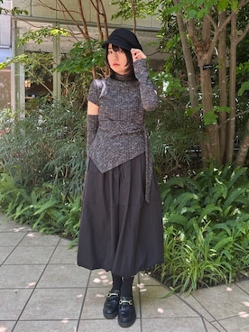 「CA4LA（カシラ）のアイテム」を使った、ca4laさん（レディース・160cm）の夏コーディネート