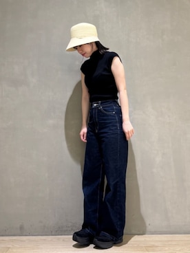「CA4LA（カシラ）のアイテム」を使った、ca4laさん（レディース・158cm）の夏コーディネート