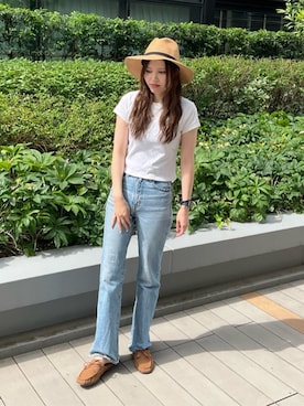 「CA4LA（カシラ）のアイテム」を使った、ca4laさん（レディース・160cm）の夏コーディネート