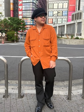 「CA4LA（カシラ）のアイテム」を使った、ca4laさん（メンズ・168cm）の夏コーディネート