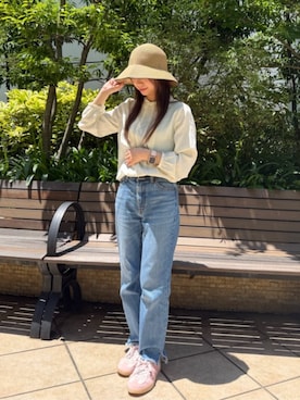 「CA4LA（カシラ）のアイテム」を使った、ca4laさん（レディース・151cm）の夏コーディネート
