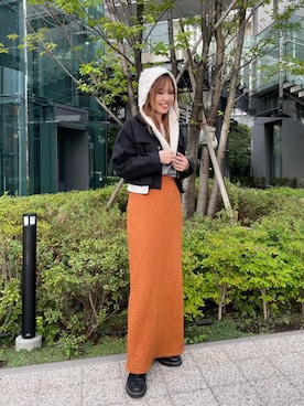 「フード」｜ca4laさん（レディース・160cm）の秋コーディネート