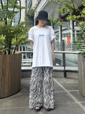 「CA4LA（カシラ）のアイテム」を使った、ca4laさん（レディース・160cm）の夏コーディネート