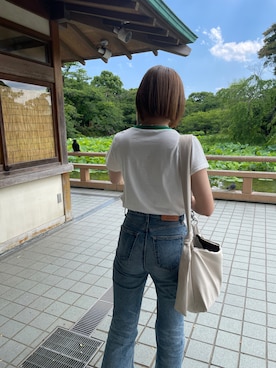 「アイテム（バッグ）」を使った、みことさん（レディース・158cm・10代）の冬コーディネート