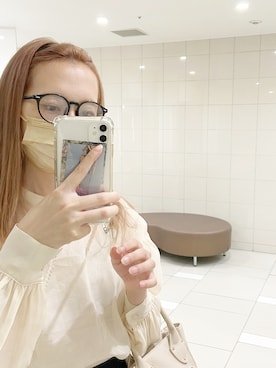 「ジーユーコーデ」｜「アイテム（アクセサリー）」を使った、ミクさん（レディース・161cm）の秋コーディネート