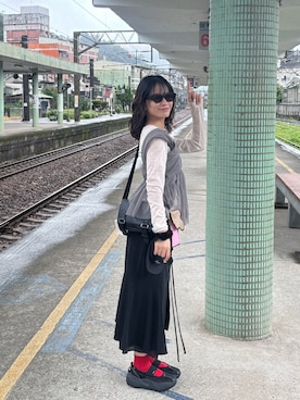 「ARC'TERYX（アークテリクス）のアイテム」を使った、Aさん（レディース・157cm）の夏コーディネート