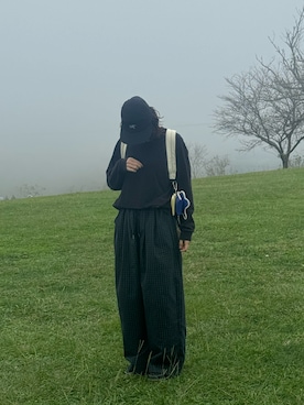 「季節の変わり目羽織コーデ」｜「アイテム（財布/小物）」を使った、うぇい®さん（レディース・157cm）の秋コーディネート