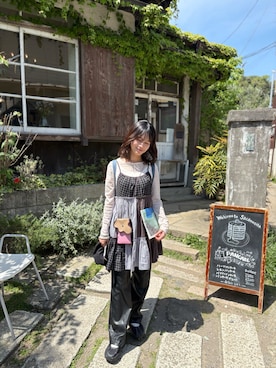 「B.C STOCK（ベーセーストック）のアイテム」を使った、うぇい®さん（レディース・157cm）の春コーディネート