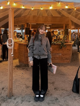 「VACANCY（ヴァカンシー）のアイテム」を使った、うぇい®さん（レディース・157cm）の春コーディネート