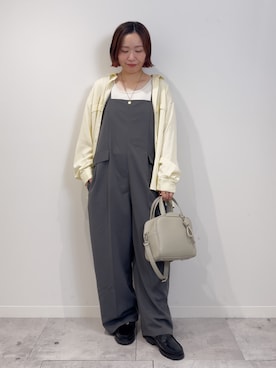 「アイテム（オールインワン・サロペット）」を使った、hayashiさん（レディース・150cm・30代）の秋コーディネート