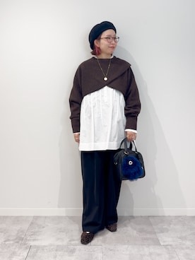 「アイテム（キーホルダー）」を使った、hayashiさん（レディース・150cm）の秋コーディネート