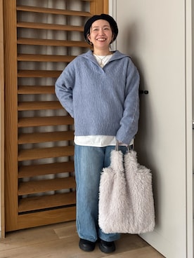 「アイテム（アクセサリー）」を使った、hayashiさん（レディース・150cm・30代）の冬コーディネート