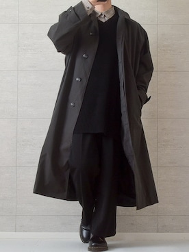 「Dr. Martens（ドクターマーチン）のDr.Martens / ドクターマーチン 1461 3EYE GIBSON SHOE 3ホール ギブソン シューズ ブーツ（ブーツ）」を使った、しま🦓さん（メンズ・170cm）の冬コーディネート