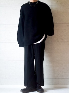 「Dr. Martens（ドクターマーチン）のDr.Martens / ドクターマーチン 1461 3EYE GIBSON SHOE 3ホール ギブソン シューズ ブーツ（ブーツ）」を使った、しま🦓さん（メンズ・170cm）の秋コーディネート