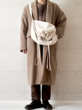 「Dr. Martens（ドクターマーチン）のDr.Martens / ドクターマーチン 1461 3EYE GIBSON SHOE 3ホール ギブソン シューズ ブーツ（ブーツ）」を使った、しま🦓さん（メンズ・170cm）の秋コーディネート