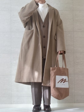 しま🦓さん（メンズ・170cm）の冬コーディネート