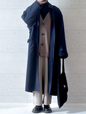 「Dr. Martens（ドクターマーチン）のDr.Martens / ドクターマーチン 1461 3EYE GIBSON SHOE 3ホール ギブソン シューズ ブーツ（ブーツ）」を使った、しま🦓さん（メンズ・170cm）の冬コーディネート