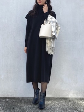 minamiさん（レディース・158cm）の冬コーディネート