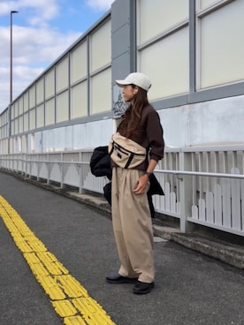 「アイテム（バッグ）」を使った、まゆみんさん（レディース・160cm・50代）の冬コーディネート