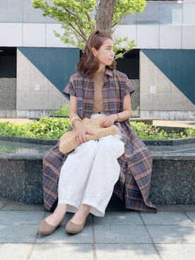 「アイテム（ワンピース/ドレス）」を使った、まゆみんさん（レディース・160cm・40代）の夏コーディネート