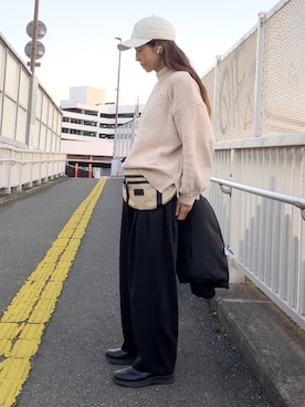 「アイテム（トップス）」を使った、まゆみんさん（レディース・160cm・50代）の冬コーディネート