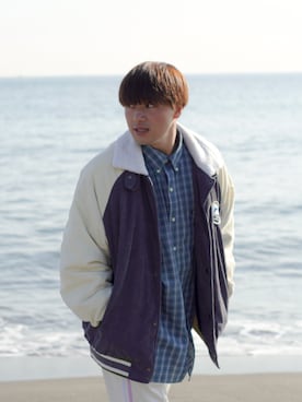 「NERDY（ノルディ）のアイテム」を使った、SE7a's Closetさん（メンズ・165cm）の春コーディネート