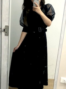 「日常」｜「アイテム（ワンピース/ドレス）」を使った、Hsin Chen Chiangさん（レディース・162cm）の春コーディネート
