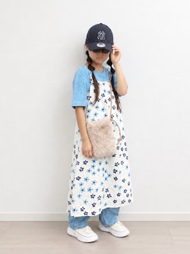 「アイテム（帽子）」を使った、pochi☺︎さん（キッズ・135cm）の秋コーディネート