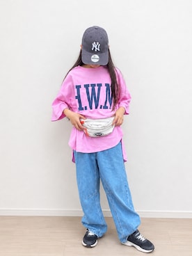 「アイテム（帽子）」を使った、pochi☺︎さん（キッズ・135cm）の秋コーディネート