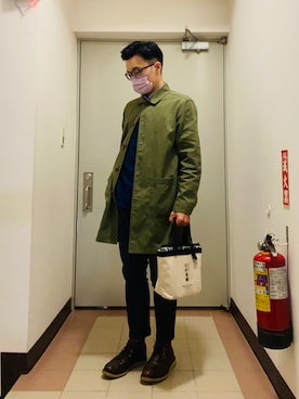 「RED WING（レッドウィング）のアイテム（その他）」を使った、Azuma さん（メンズ・168cm）の秋コーディネート