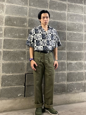 「アイテム（腕時計、パープル系）」を使った、Azuma さん（メンズ・168cm）の秋コーディネート