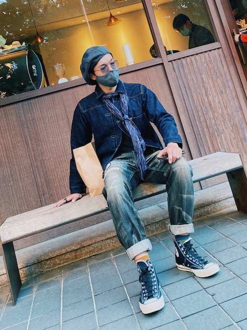 .*.様 neighborhood デニム Azuma ｜NEIGHBORHOODのデニムパンツを使ったコーディネート - WEAR