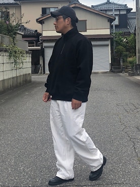 「GU（ジーユー）のアイテム（その他トップス）」を使った、kobayasi27さん（メンズ・173cm）の秋コーディネート