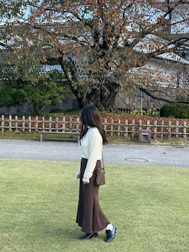 「epnok（エプノック）のアイテム」を使った、achanさん（レディース・151cm）の秋コーディネート