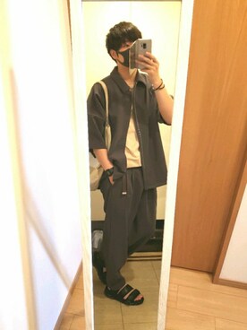 fumiさん（メンズ・170cm）の夏コーディネート