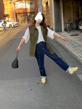 「Scye（サイ）のアイテム」を使った、mさん（レディース・161cm）の秋コーディネート