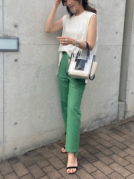 「RECTANGLE」｜midopeiさん（レディース・158cm）の夏コーディネート