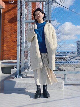 「oblekt（オブレクト）のアイテム」を使った、ma---riさん（レディース・151cm）の冬コーディネート