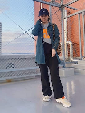 「MM6 Maison Margiela（ｴﾑｴﾑｼｯｸｽ ﾒｿﾞﾝ ﾏﾙｼﾞｪﾗ）のアイテム（ジャケット/アウター）」を使った、ma---riさん（レディース・151cm）の春コーディネート