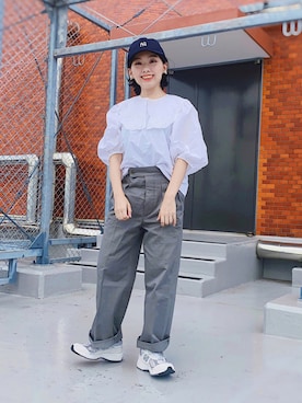 「SCYE BASICS（サイベーシックス）のアイテム」を使った、ma---riさん（レディース・151cm）の秋コーディネート
